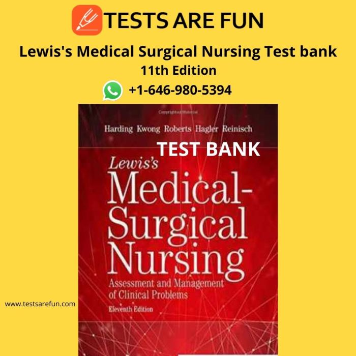 Test bank for medical surgical nursing lewis