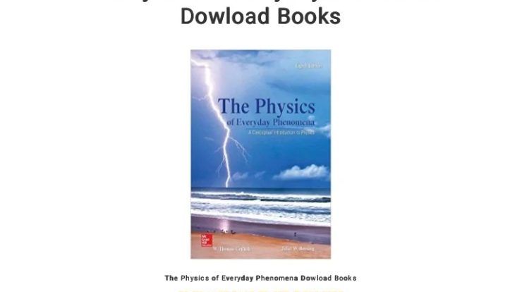 The physics of everyday phenomena 10th edition